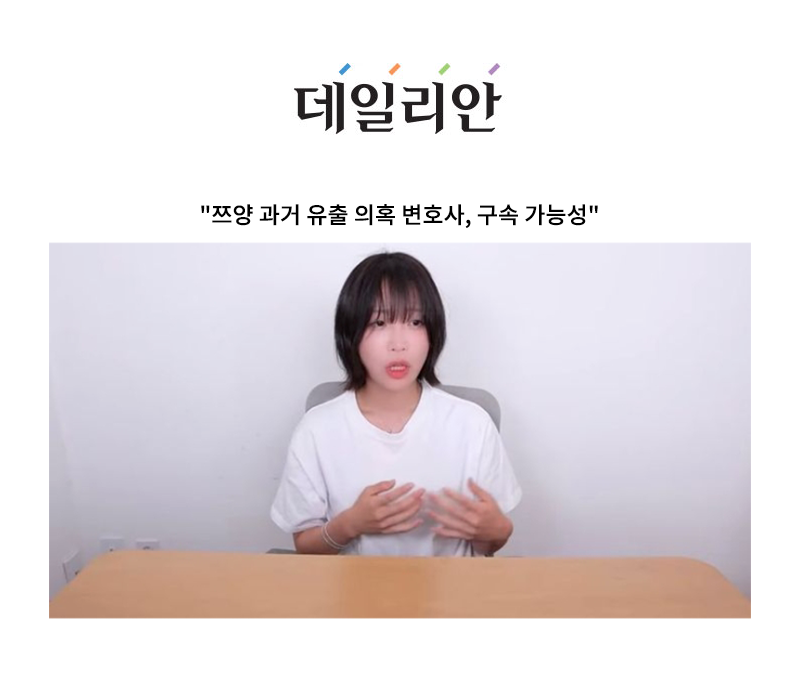 "쯔양 과거 유출 의혹 변호사, 구속 가능성" [안성훈 변호사 인터뷰] 이미지