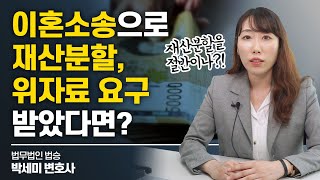 이혼소송으로 재산분할, 위자료 요구 받았다면? #이혼변호사 이미지