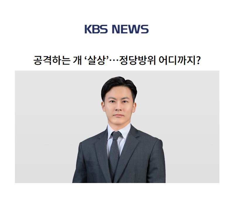 공격하는 개 ‘살상’…정당방위 어디까지? [장세진변호사 인터뷰] 이미지