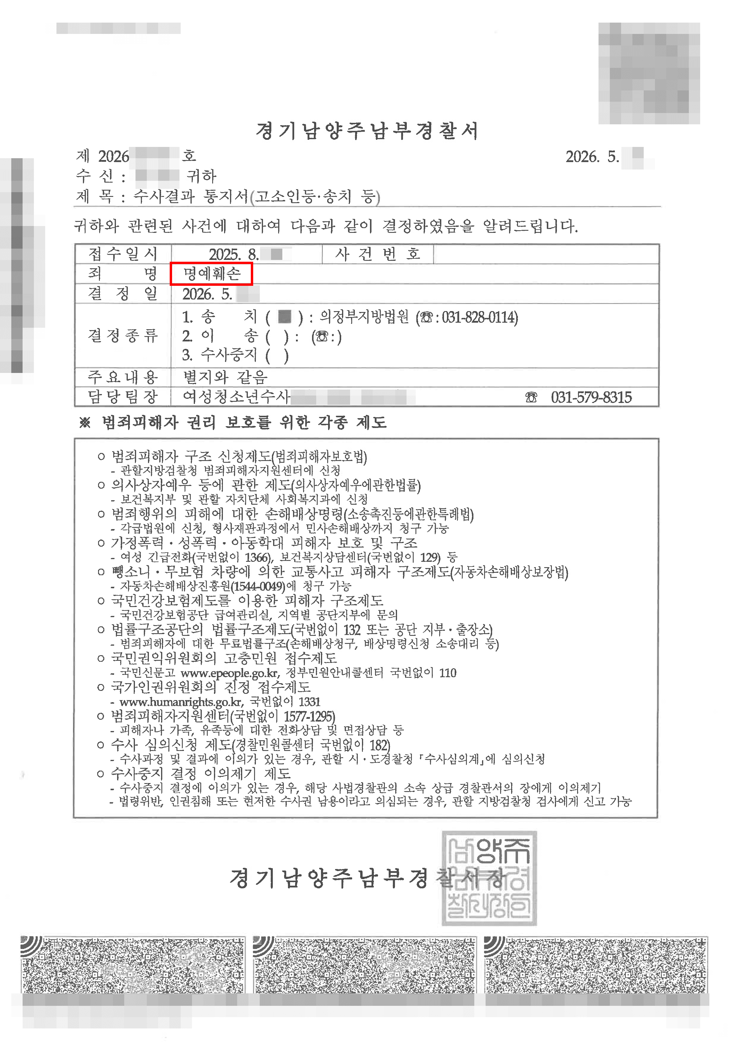 재수사결정 및 소년부송치 | 최초 고소시 수사미진으로 불입건결정이 내려졌으나, 수사심의신청을 통해 재수사결정 및 소년부송치까지 이끌어낸 사례